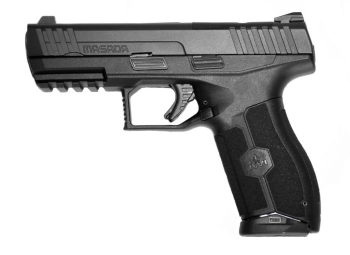 IWI – Israel Weapon Industries MASADA OR 9MM POLY 4″ BLK 17+1